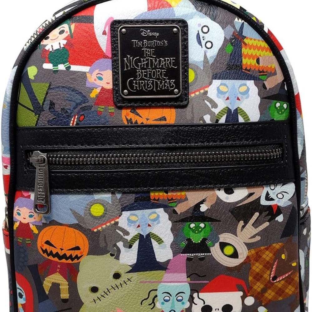 Loungefly Multicolor The Nightmare Before Christmas Backpack
